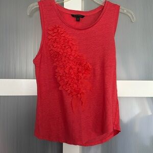 Summer style Banana Republic sleeves top with beautiful embellishment, size XS